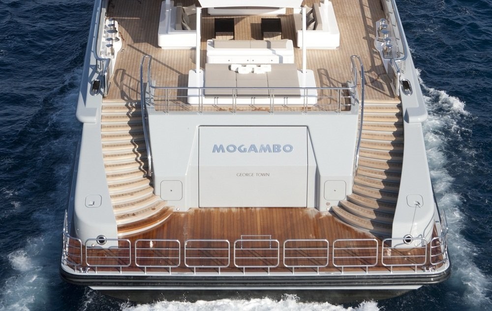 mogambo yacht charter price